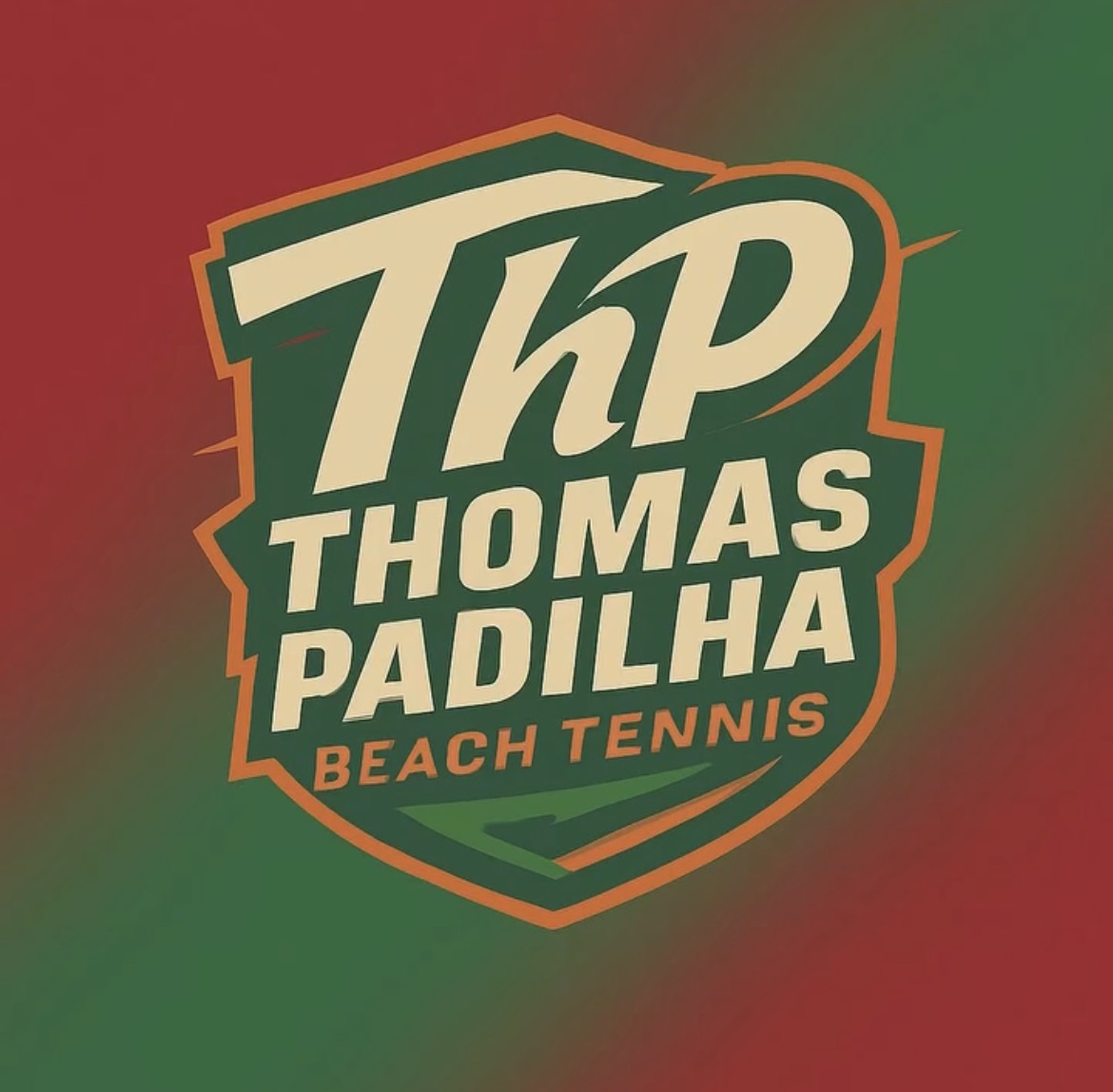 Logo do professor Thomas Padilha de beach tennis